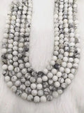 Howlite Crystal Beads