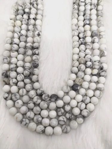 Howlite Crystal Beads