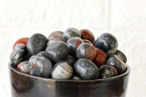 African Bloodstone Tumbled Stones