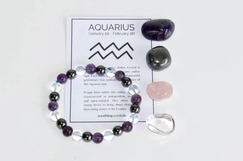 Aquarius Zodiac Crystals Kit