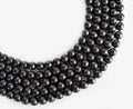 Black Shungite Crystal Beads