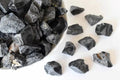 Black Tourmaline Rough Stones