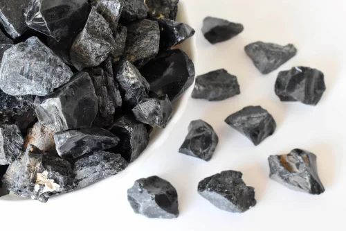 Black Tourmaline Rough Stones