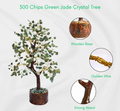 Green Jade Crystal Tree (Wooden Base, 100)