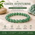 Natural Healing Gemstone Bracelet | 8mm Crystal Beaded Bracelet