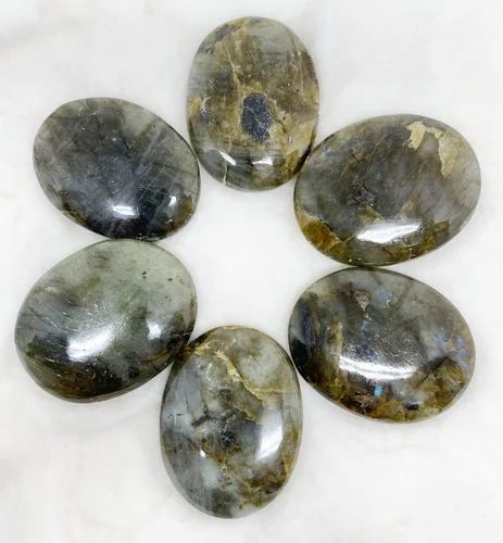 Labradorite 2" Palm Stone (1 KG)