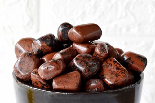 Mahogany Obsidian Tumbled Stones