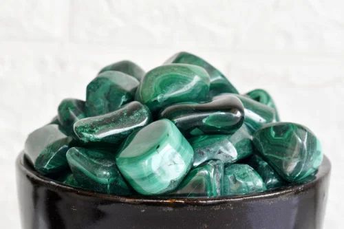 Malachite Tumbled Stones