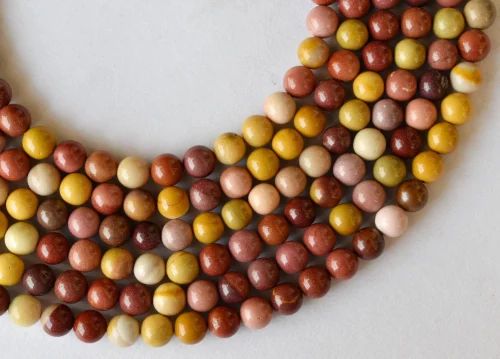 Mookaite Crystal Beads