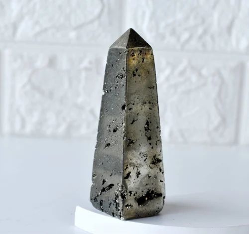 Pyrite Obelisk/Tower (3-4 inch)