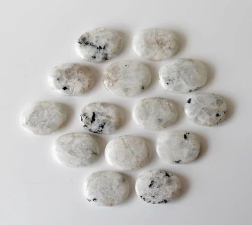 Rainbow Moonstone 2" Palm Stone (1 KG)