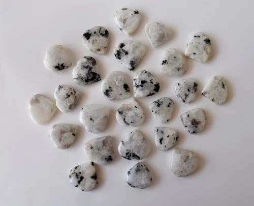 Rainbow Moonstone 2" Heart (1 KG)
