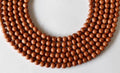 Red Sandstone Crystal Beads