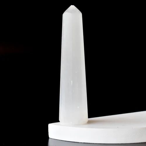Selenite Obelisk/Tower (3-4 inch)
