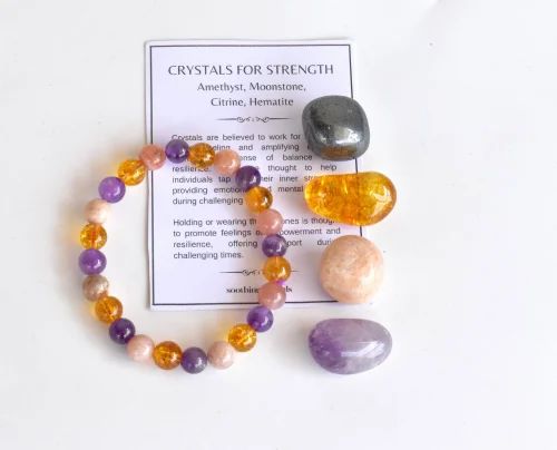 Strength Intention Crystals Kit