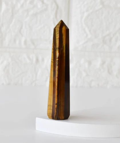 Tiger Eye Obelisk/Tower (3-4 inch)