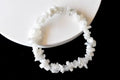 White Rainbow Moonstone Bracelet
